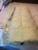 Bedframe, Mattress Foundation and Assorted Bedding Lot - 2