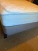 Bedframe, Mattress Foundation and Assorted Bedding Lot - 12