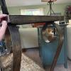 Mosaic Glass and Metal Console Table with Scroll Details - 6