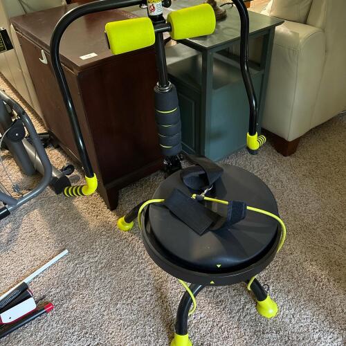 Ab Doer 360 Exercise Chair with Resistance Bands