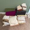 Assorted Linens, Towels, and Blankets