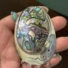 Sterling Silver Necklace with Abalone Inlay & Matching Earrings - 2