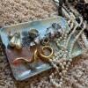 Jewelry Box with Mixed Costume Jewelry Assortment - 8