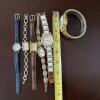 Assorted Wristwatches: Anne Klein, Fossil, Relic, Sharp - 9