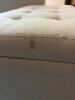Beige Upholstered Storage Ottoman in Contemporary Style - 7