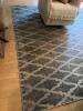Gray Lattice-Pattern Area Rug by Ruggable - 4
