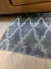 Gray Lattice-Pattern Area Rug by Ruggable - 5