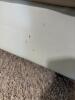 Contemporary White Leather Sofa With Wooden Legs - 11