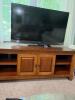 Wood Media Console in Transitional Style - 3