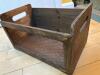Assorted Cloth Napkins In Wooden Storage Crates - 5