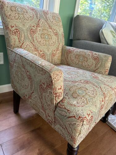 Paisley Upholstered Armchair from Pier One (#1 of 2)