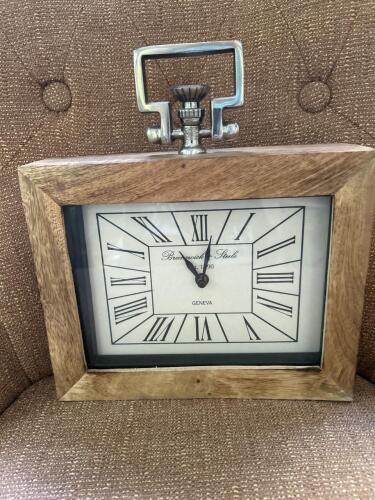 Brunswick & Steele Geneva Wood Mantel Clock