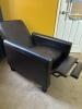 Brown Faux Leather Recliner Armchair in Contemporary Style, #2 of 2
