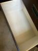 Three-Drawer Wood Nightstand With Metal Handles #1 of 2 - 5