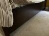 Dark Wood Storage Bed Frame With Drawers - 4