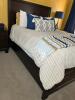 Dark Wood Storage Bed Frame With Drawers - 7