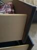 Three-Drawer Dark Wood Nightstand in Transitional Style, #2 of 2 - 6