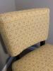 Modern Armless Accent Chair With Geometric Upholstery - 2