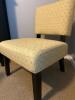 Modern Armless Accent Chair With Geometric Upholstery - 4