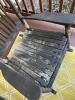 Black Painted Wooden Rocking Chair With Spindle Back, Distressed Finish #1 of 2 - 3