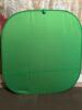 Pop-Up Green Screen Backdrop with Black Straps - 3