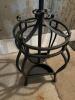 Black Metal Hall Tree Umbrella Stand - 2