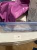 Plastic Drawer Organizer with Assorted Table Linens and Cleaning Supplies - 8