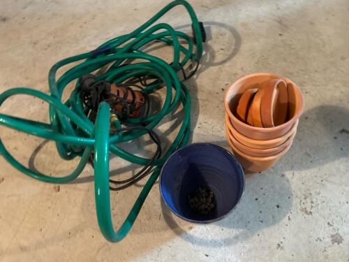 Ridgid Wet/Dry Vac Pump Accessory with Hose & Ceramic Planters