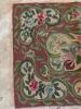 Small Floral Wool Hooked Rug with Cotton Canvas Backing - 3