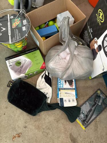 Golf Training Aids, Practice Balls, Chipping Net, Gloves, Brush