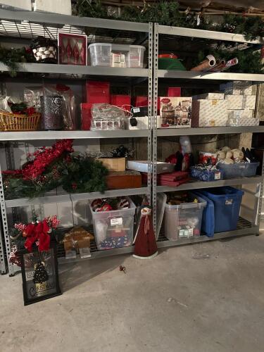 Large Holiday Lot of Modern Christmas Decor - Lots of Cute Items!