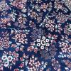 Persian-Style Navy Floral Area Rug with Fringe &ndash; Approx. 64&rdquo; x 88&rdquo; - 4