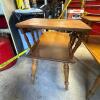 Pair of Two-Tier Wood Step End Tables - 4