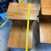 Pair of Two-Tier Wood Step End Tables - 7