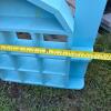 Light Blue Wooden House-Shaped Wall Shelf - 6