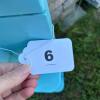 Light Blue Wooden House-Shaped Wall Shelf - 8