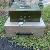 Pair of Portable Metal Cash Boxes with Keys