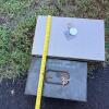Pair of Portable Metal Cash Boxes with Keys - 6