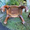Asian Style Wood Side Table - 5