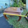 Asian Style Wood Side Table - 7