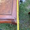 Asian Style Wood Side Table - 9