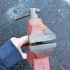 Red Littlestown No. 3 Clamp-On Bench Vise - 3