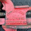 Red Littlestown No. 3 Clamp-On Bench Vise - 5