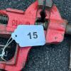Red Littlestown No. 3 Clamp-On Bench Vise - 8