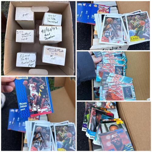 Early 1990s Basketball Card Collection &ndash; Jordan, SkyBox, Fleer, Upper Deck and Stadium Club