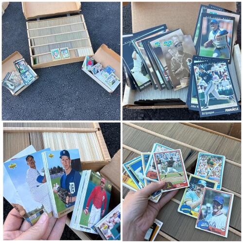 1980s and 1990s Baseball Card Collection &ndash; Topps, Upper Deck and Pinnacle