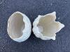 Lenox Porcelain Vases Leaf and Feather Motif - 3
