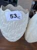 Lenox Porcelain Vases Leaf and Feather Motif - 6