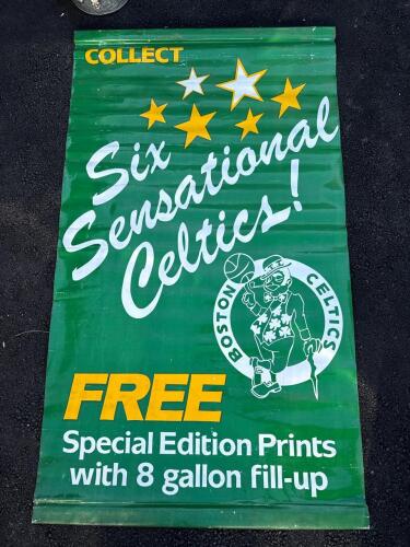 Boston Celtics Promotional Sign Six Sensational Celtics