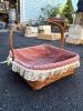Longaberger Handwoven Basket With Liner